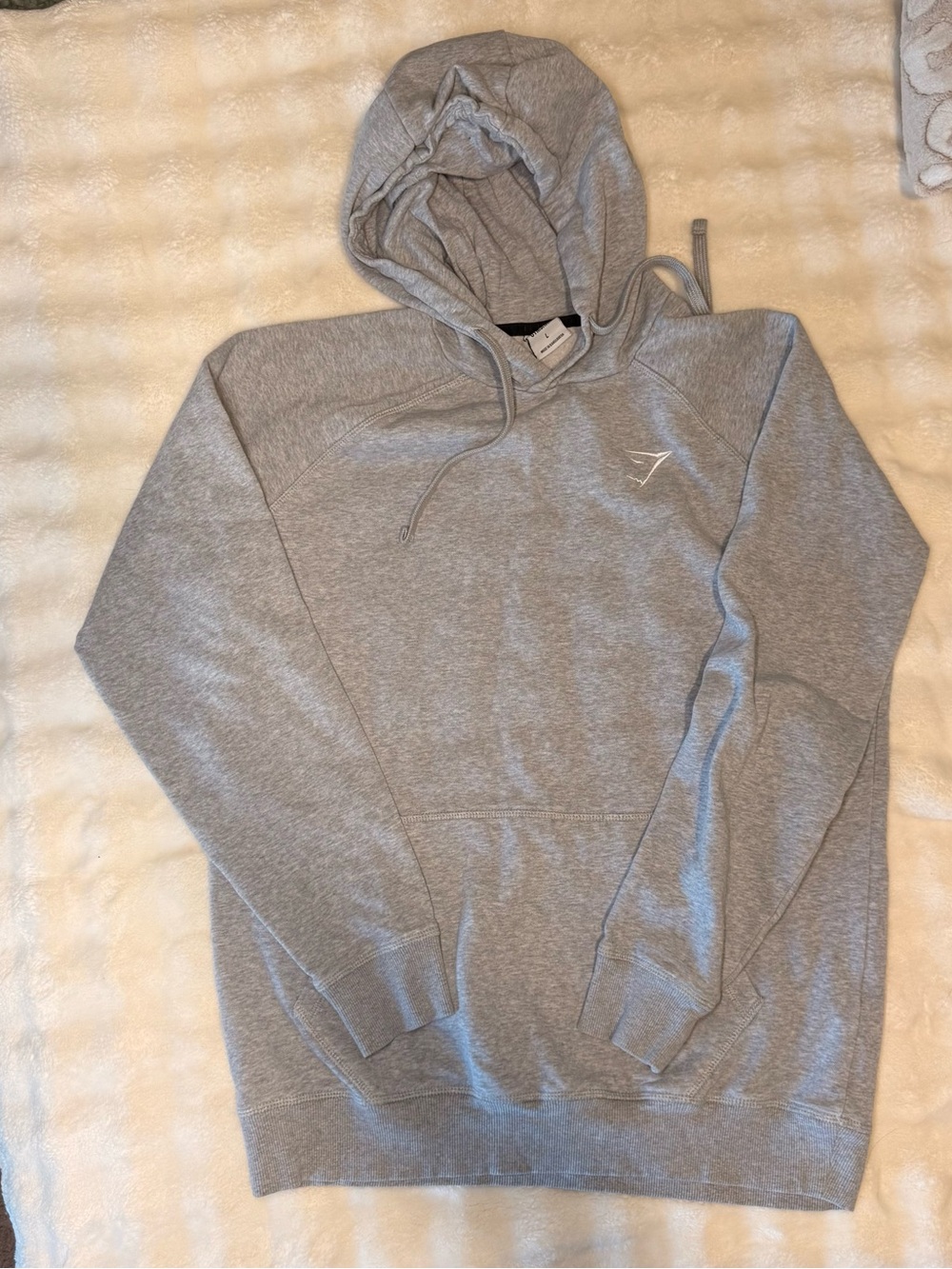 Gymshark Light Gray Hoodie Pullover
